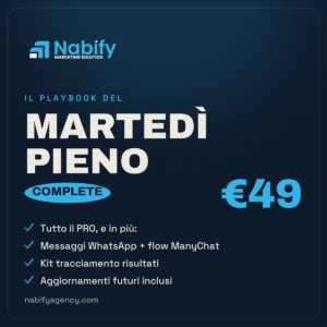 Il Playbook del Martedì Pieno — Complete